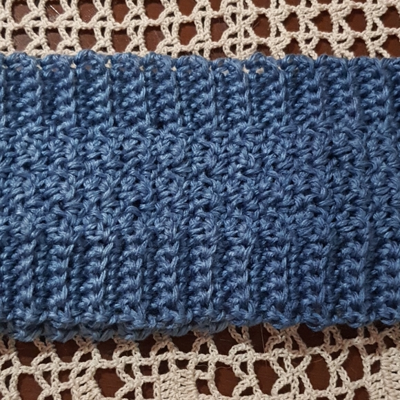 Unique Handmade crochet headband, ear warmer - Picture 2 of 3
